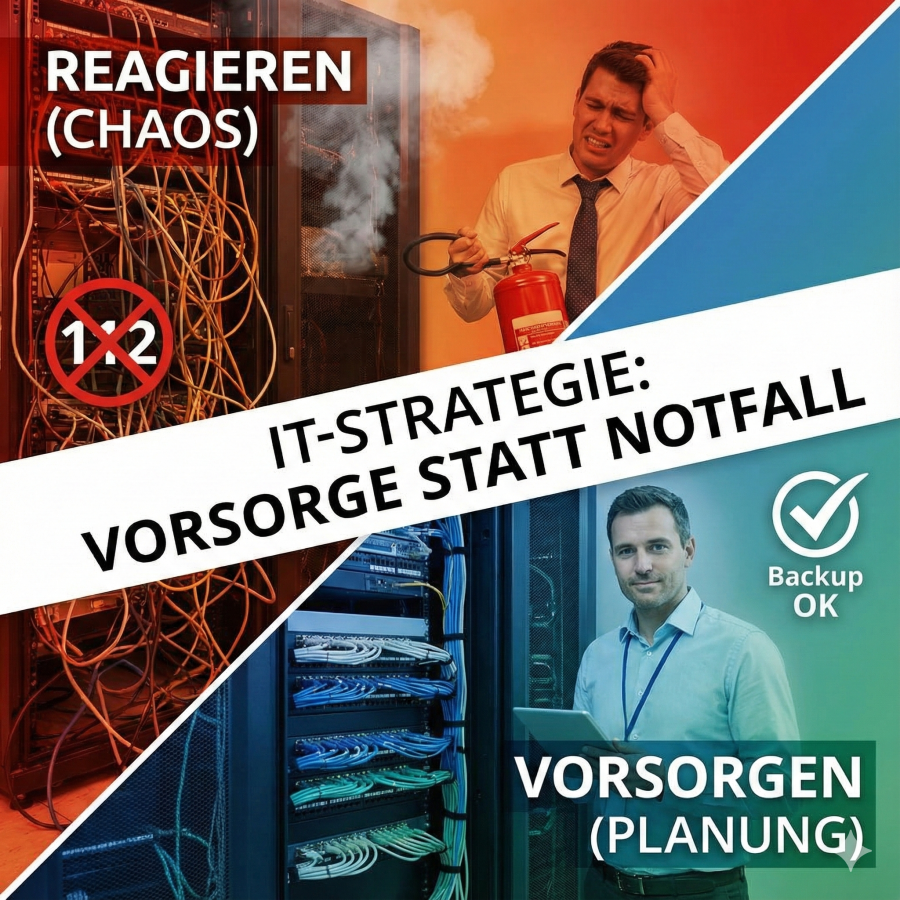Vorsorge statt Chaos (KI-generiert)