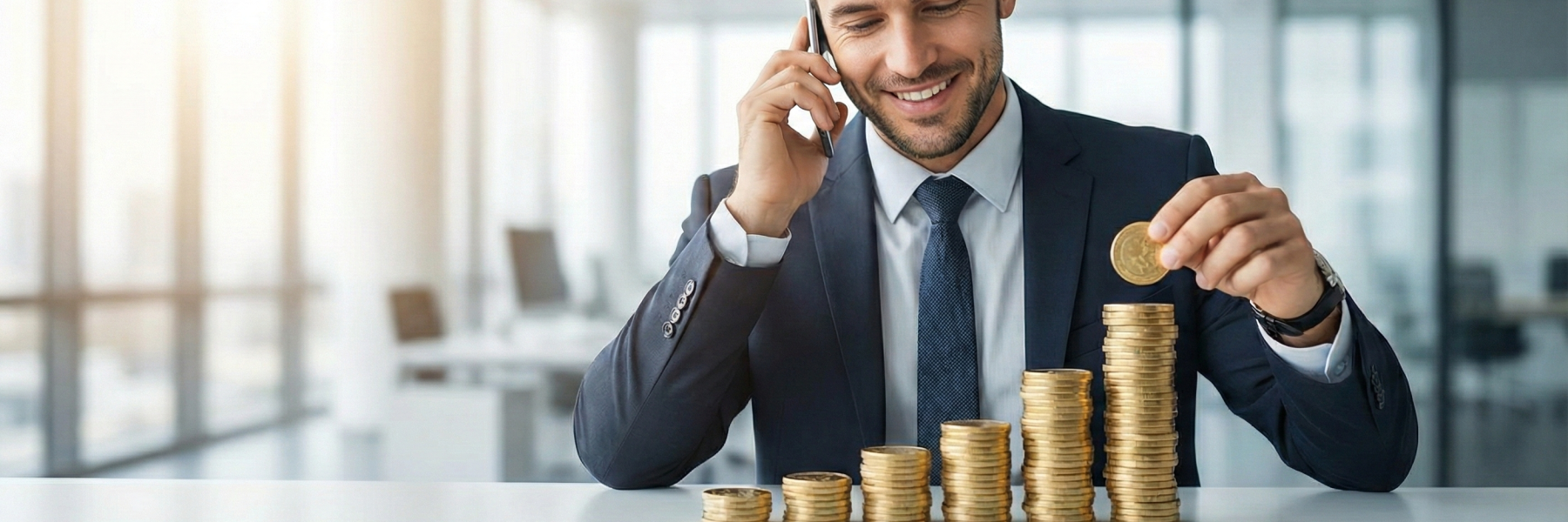 Telefonie für Geschäftskunden (KI-generiert)