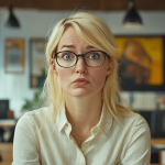 Illustation: Shocked Woman